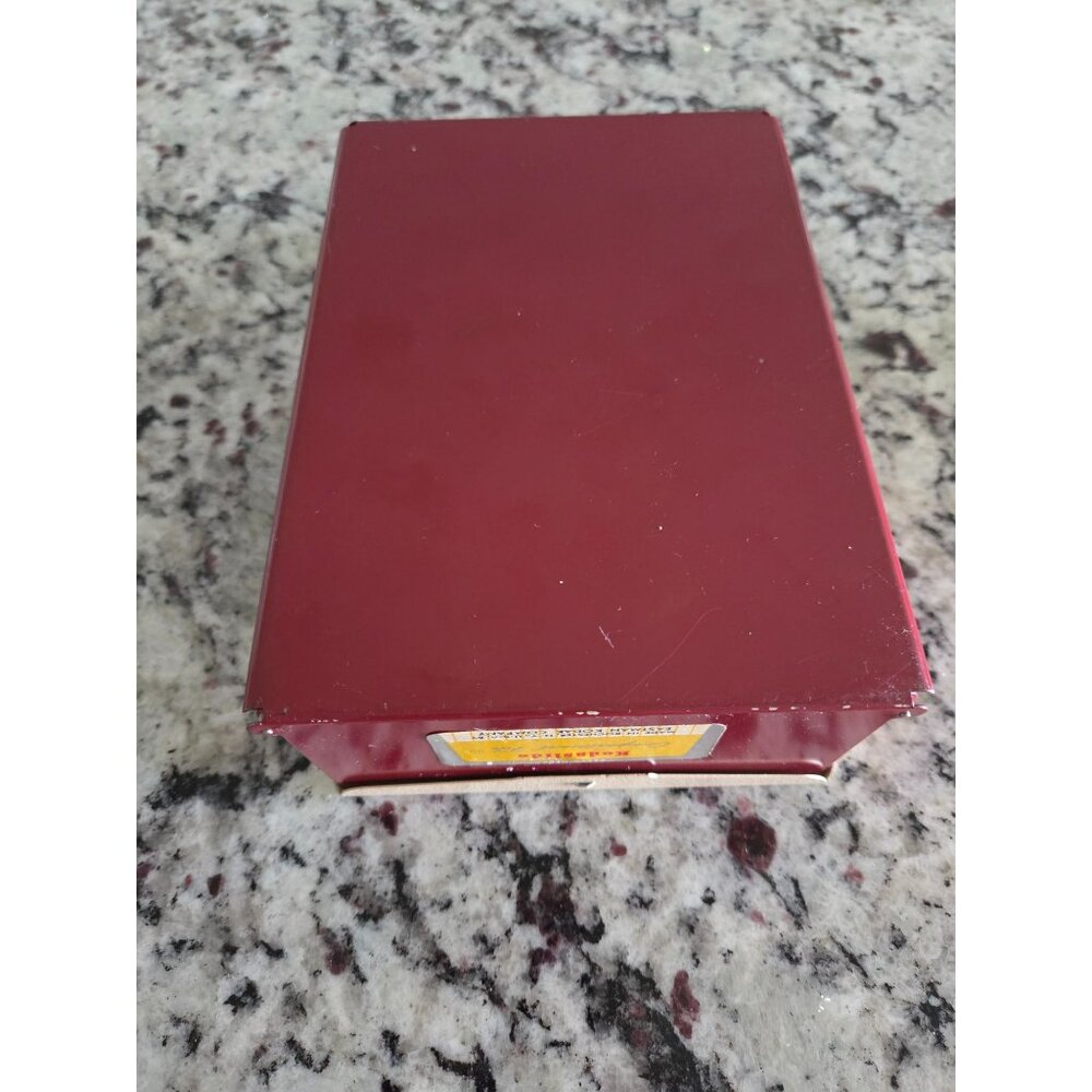 Vintage Kodak compartment file box picture slide metal box red/tan - Picture 8 of 8
